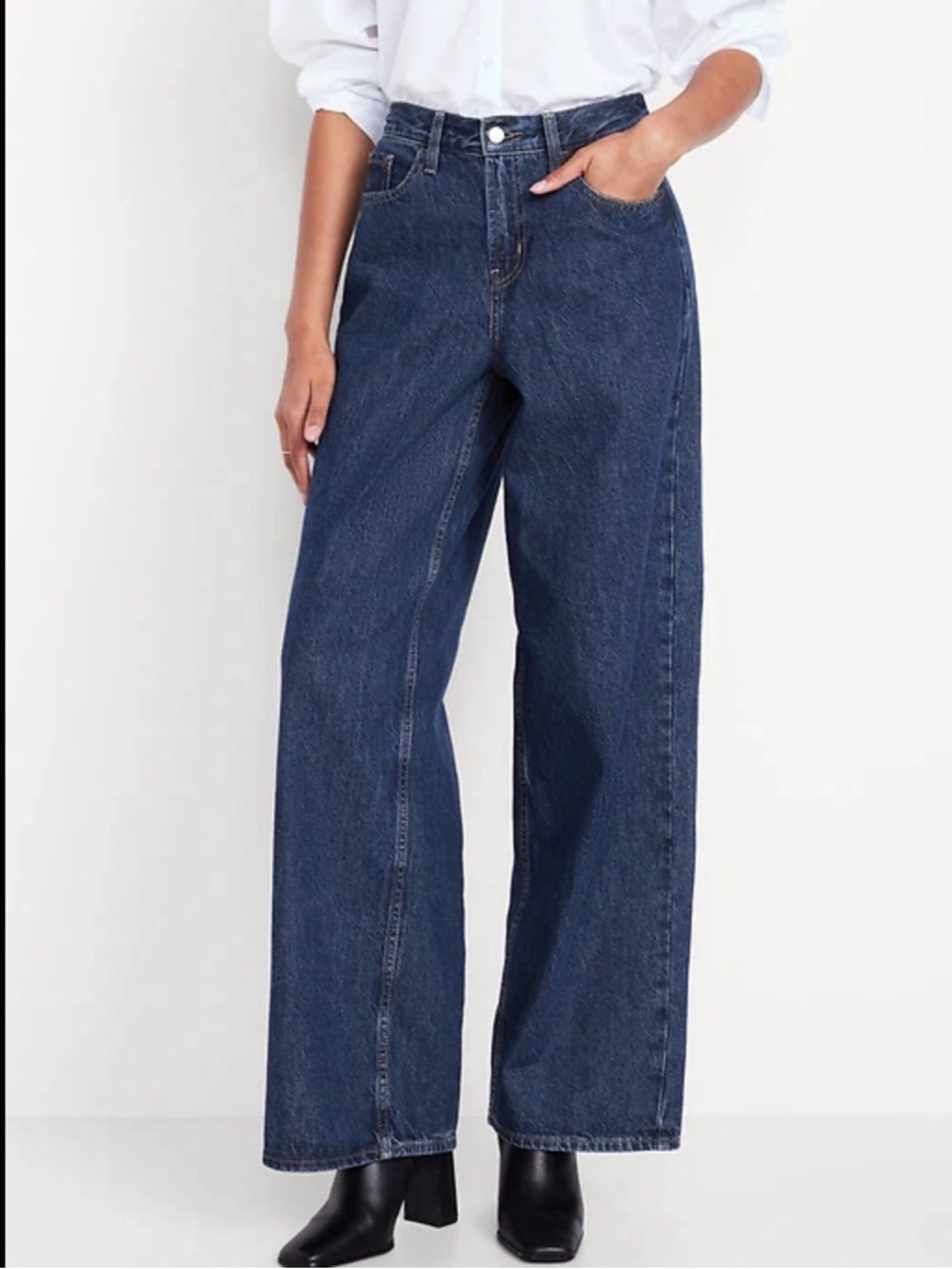 Old Navy Mid-Rise Wow Baggy Wide-Leg